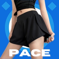 Women's Sports Shorts Women's Tennis Yoga Gym Shorts 2 in 1