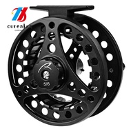 OUREAPH Fly Fishing Reel, Aluminum Alloy 5/6 WT Fly Reel, Durable 2+1BB Bearings 85mm Diameter Fishi