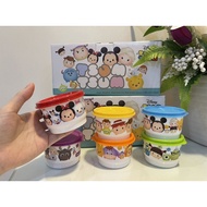 😍READY STOCK😍💯Tupperware Disney Tsum Tsum Gift Set Snack Cup 110ml (6pcs)