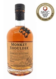 三隻猴子 - 威士忌 Monkey Shoulder Blended Malt Whisky ,700ml*新舊包裝隨機發貨** #27105215