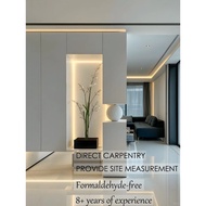 【SG Local Contractor】【Custom Furniture】Living Room Renovation /TV Console /Feature Wall / Hallway/ D