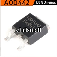 10Pcs AOD442 D442 60V/37A MOS FET TO252 patch N channel