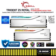 G.Skill Trident Z5 Royal RGB Silver DDR5 RAM for Intel - 2x16GB/2x32GB/2x48GB (Limited Lifetime Warr