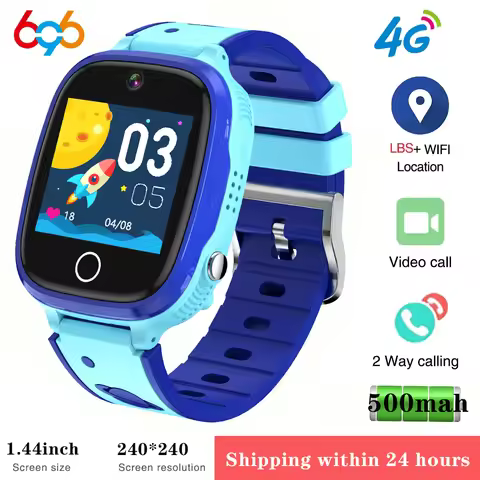 4G Student Sim Card Smart Watch Remote Voice Monitoring Video Call HD Camera Positioning Kid SOS Wat