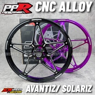 “FULL CNC ALLOY” PPR RACING S5 BINTANG STAR SPORT RIM CNC ALLOY 1.4/1.4x17 AVANTIZ SOLARIZ  EGO LC G