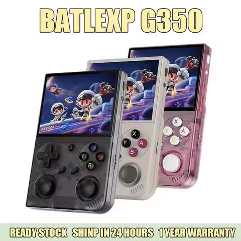 BATLEXP G350 Handheld Game Console 3.5 IPS Screen Linux System Dual Joystick Vibration Motor Retro P