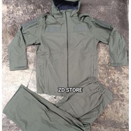 Ready Jas Hujan Jatah Brimob Hijau Tebal
