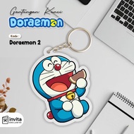 GANTUNGAN Doraemon Keychain - Cute Doraemon Keychain - Acrylic Keychain - Character Key Chain