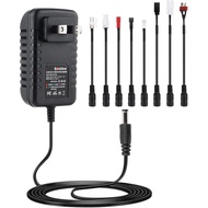 RC Battery Charger for 4.8V 7.2V 8.4V 9.6V NiMH/NiCD Battery, RC Car Charger for 2.4V-12V NiMH/NiCD 