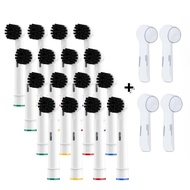 เปลี่ยนหัวแปรงถ่านไม้ไผ่ผสมขนแปรง Fit สําหรับ Oral B Pro Series 100 500 1000 1500 2000 2500 3000