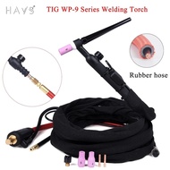 WP9 WP9FV WP9F TIG Welding Torch Gas-Electric Integrated Red Rubber Hose 4M 35-50 Euro Connector 13F