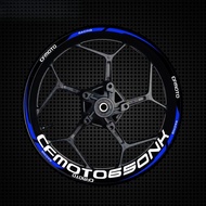 For CFMoto 150NK 250SR 300NK 300SR 400NK 400GT 650NK 650GT 650MTMotorcycle Wheel Sticker 17″ Rim Dec