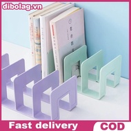 DIBO 4 Grid Bookends Stand Bookshelf Desktop Book Holder Office Storage Rack Organizer .