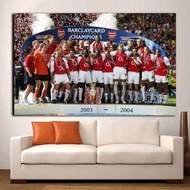 Arsenal Undefeated Team Poster Arsenals Season Canvas Football Canvas Arsenal Print Arsenal Legends