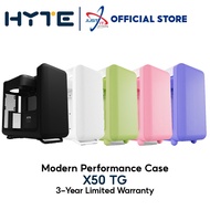 HYTE X50 TG Modern Performance ATX PC Case - Blac k/ Snow White / Taro Milk / Strawberry Milk / Blue