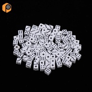 [prettyia] 100pcs 5mm Six Sided D6 Dice Dies for Table Games MTG RPG Gaming Gift Collection