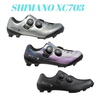 New Shimano XC703 MTB Cycling Shoes Double BOA Carbon SPD