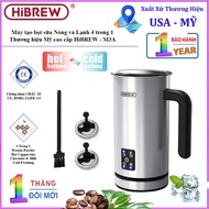 4 in 1 Hot and Cold Milk Frother. Premium American brand HiBREW - M3A. 1 YEAR