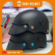 Nón bảo hiểm gắn ốc titan gr5 Mũ bảo hiểm nữa đầu trang trí titan thời trang cá tính dành cho cả na