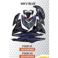 MAGIC BOY COVER SET Y15ZR V2 - MKV VIETNAM BLUE-CRYSTAL GREY COVER SET (ORIGINAL VIETNAM STICKER)