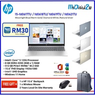 HP Laptop 15-fd0617TU / 15-fd0618TU/ 15-fd0619TU/ 15-fd0621TU ( Core5 120U , 8GB, 512GB SSD, W11H)