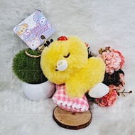 GANTUNGAN Duck Keychain Pillow Tag Duck Fur Doll Keychain Duck Keychain