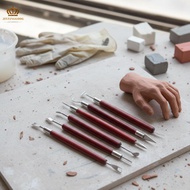 Sculpting Tool Set 6Pcs Stainless Steel Clay Carving Kit for Soft Clay and Oil-Based Clay Modeling