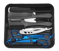 Hair Cutting Scissors Multi-Piece Set for Face Care and Daily Skincare Routine for Home Salon and Tr
