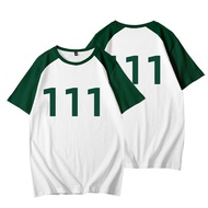 Squid Game Sportswear Squid Game Role-Playing Costume Short Sleeve 456
 Tops Tee