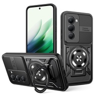 For Infinix Hot 60 Pro + Case Infinix Hot 60 60i Cover Magnetic Armor Shockproof Ring Holder Case Ma