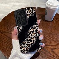 samsung s25 plus casing s25 ultra casing Stitching Leopard Print Suitable for Samsung S25ultra/S24ul