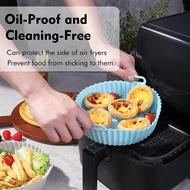 New Foldable Air Fryer Silicone Baking pan Air Fryer Silicone Pot Special air fryer silicone pad