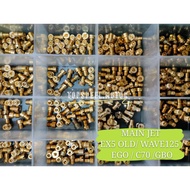 CARBERETOR MAIN JET EX5OLD WAVE125 KRISS110 EGO C70 GBO