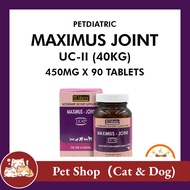 PETDiatric® Maximus Joint 40kg Canine Feline Dog Cat Kucing 450mg x 90 tablets