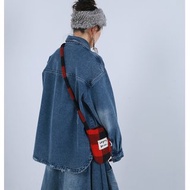 格子迷你單肩斜挎包女手機包