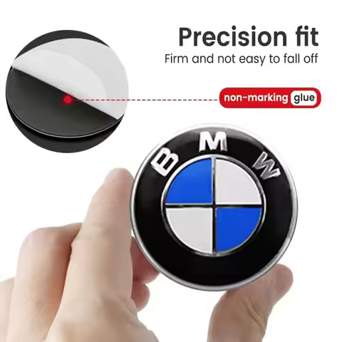 4Pc 50mm 60mm 56mm Wheel Center Caps Emblem Badge sticker 50th Anniversary For BMW E39 E46 E90 E60 E