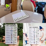 QIUJUU Checklist Daily Planner My Chores Reusable Holiday Task Planning Board