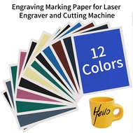 1PCS Engraving Marking Paper for Laser Engraver and Cutting Machine More Color DIY Materials For Las