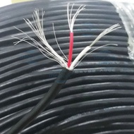 [2 Pieces]- 2-Core Aluminum Cable with Aluminum Mesh 2547-28AWG-2C 2x0.12mm2 PVC Sheath