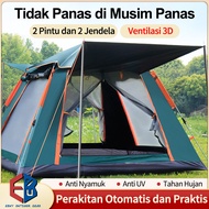 TENDA EBUY Camping Tent Capacity 4-6 People Outdoor and Indoor Mountain Tent Automatic Tent