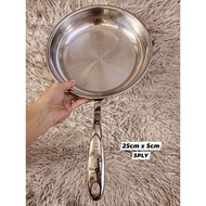 SURPLUS premium 5PLY Stainless 18-10 frying pan, induc.tion