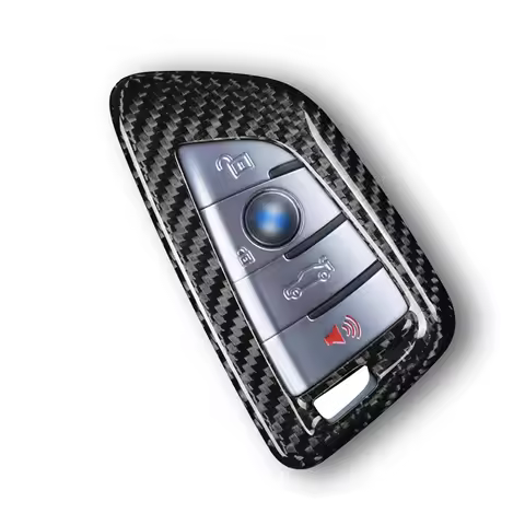 Carbon Fiber Key Fob Cover for BMW Key Case Protecetor for BMW 2 3 4 5 6 6GT 7 8 X1X2 X3 X4 X5 X6 X7