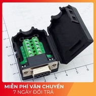 DB9 Port 9-Pin Female Connector Domino Screw With Case Tech Components Tech Components