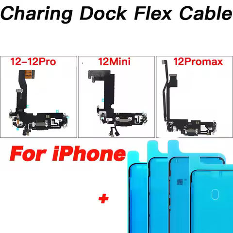 Charger Charging USB Port Dock Connector Flex Cable With Waterproof Tape For iPhone 12 Mini Pro Max 