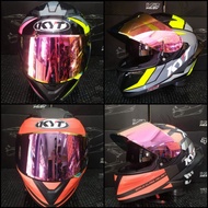 Visor FALCON - vendeta iridium red pink | Helmet visor FALCON, vendeta ink duke