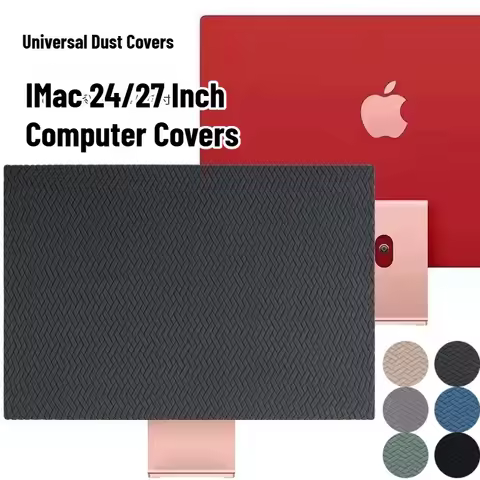 IMac 24/27 Inch Universal Computer Covers Anti-static Washable Soft Dust Covers Desktop Monitor Soli
