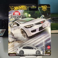 Hot Wheels '07 Honda Civic Type R Ronin Run 2 white (Civic FD)
