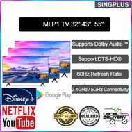 【SG LOCAL SELLER】  TV P1 32''(HD)43''55''(Q1)Inch 4K UHD 1-3Year Warranty  Android 10  Smart TV