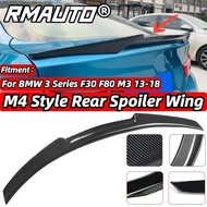 F30 Spoiler Real Carbon Fiber M4 Style Rear Truck Spoiler Wing For BMW F30 F80 2013-2018 Wing Spoile