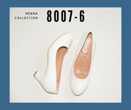 รองเท้าเเฟชั่นผู้หญิงเเบบคัชชูเเฟชั่นส้นปานกลาง No. 8007-6 NE&amp;NA Collection Shoes